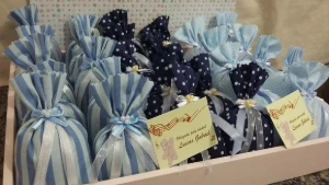 Sacolinha em Tecido Personalizada — 10 Unidades