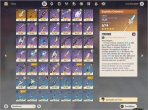 CONTA GENSHIN AR 55 KEQING , ZHONGLI, XIAO, QIQI,JEAN,ALBEDO - Genshin Impact