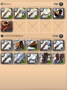vendo conta full coleta t8 - 17m de prata +60m de prata bau - Albion Online