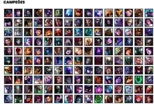 Conta bronze 1 com 150 Champs e 171 Skins - League of Legends LOL
