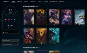 3 contas de lol, uma platina e as outras duas lv 30 e lv 40 - League of Legends