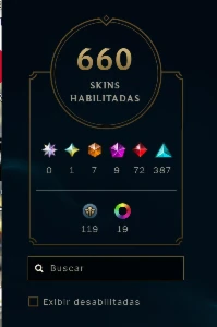 Conta lol Temporada 2020 660 skins todas a últimates - League of Legends