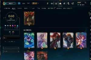Conta lol Temporada 2020 660 skins todas a últimates - League of Legends