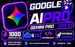 Google AI Pro 18 Meses | Pro +  Privado Garantia 30 Dias - Assinaturas e Premium