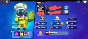 Conta brawl stars quase Full com kanji nível 11 já e passe