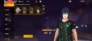 Conta via Google com Sasuke+Kakashi+angelical F - Free Fire