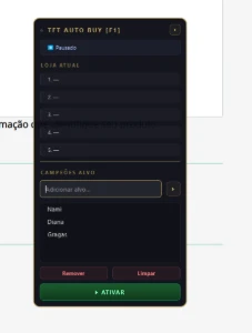 Tft Auto Buy - League of Legends LOL