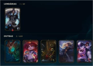 Conta diamond 2 com 75% de winrate - League of Legends LOL