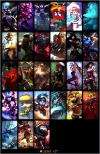 CONTA PLATINA 3, 27 SKINS, RUNADA, 5 CROMAS, MRR ALTO. - League of Legends LOL