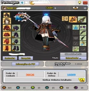 Conta Elsword de 2016 - Visual Thanatos, Lorde de El - Others