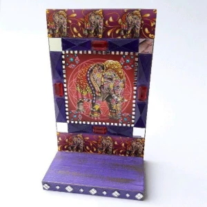 Altar Indiano Roxo - Artesanato e Personalizados