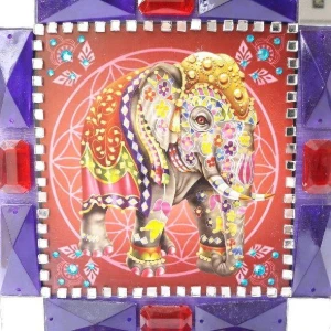 Altar Indiano Roxo - Artesanato e Personalizados