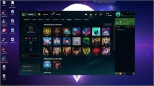 conta no gold 4 mmr boa ! - League of Legends LOL