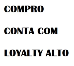COMPRO CONTA COM LOYALTY ALTO ACIMA DE 30% - Tibia