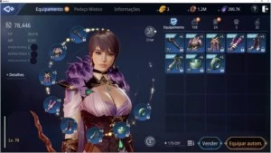 Conta MIR4 Lv 67 73K Power 5 Pet Liberado