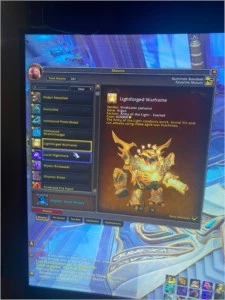 2 contas wow shadownlands spectral armas lendarias - Blizzard