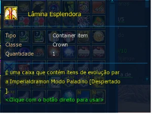 item Lâmina espledora - Digimon Masters Online DMO