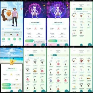 LVL31 | 2 Mewtwo | 8 LENDÁRIOS + 26 SHINY | C053 - Pokémon