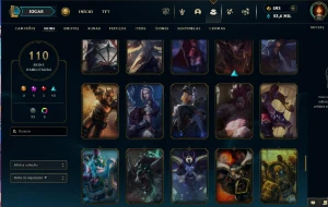 Conta LOL com mais de 30 skins extremamente raras como PAX - - League of Legends