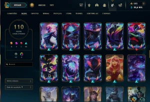 Conta LOL com mais de 30 skins extremamente raras como PAX - - League of Legends