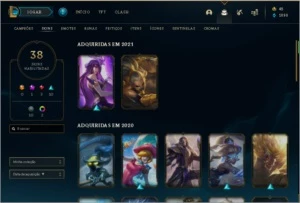 conta lol plat 4 + valorant - League of Legends