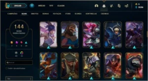 Conta Prata 2 144 skins - League of Legends LOL