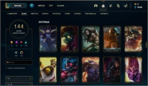 Conta Prata 2 144 skins - League of Legends LOL