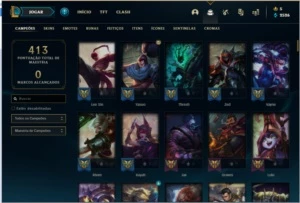 Conta Prata 2 144 skins - League of Legends LOL