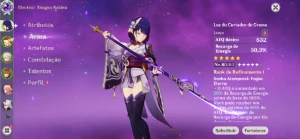 Conta Genshin Ar55 / 13X6★ / Yae + Bis / Shogun + Bis E Mais - Genshin Impact