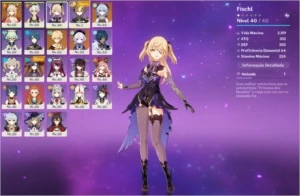 yoimiya, ganyu, qiqi e mona espada celestial - Genshin Impact