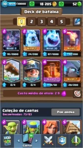 Conta Cv10 11600 gemas cc7+conta do clash royale arena 12 - Clash of Clans