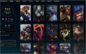 Conta lol 303 skins - League of Legends