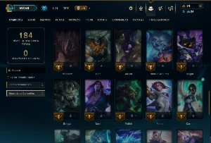 Unranked com 55 Champs e 16 Skins - League of Legends LOL
