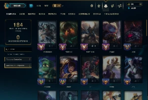 Unranked com 55 Champs e 16 Skins - League of Legends LOL