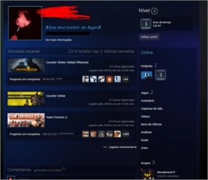 CONTA CSGO COM PRIME ATIVO, POUCO TEMPO PRA ATIVAR O MERCADO - Counter Strike