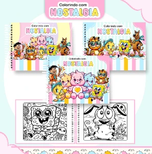 Livro para colorir Nostalgia