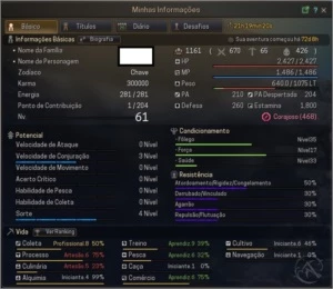 Conta Black Desert SA - Mago - LVL 61 - Outros