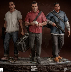 GTA V Diorama 3d stl - Outros