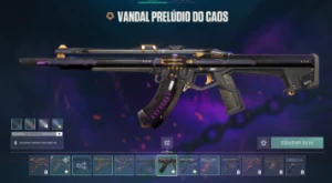 Conta valorant D3, muita skins, preludio do caos, champions