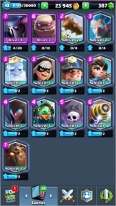 Conta Clash Royale 11 Lendárias Arena 10 3178 Troféus
