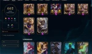 Vendo ACC 700 SKINS!! - League of Legends LOL