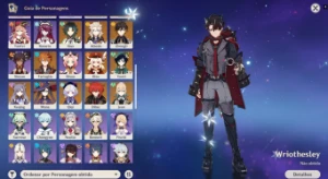 Conta AR60 - 20 personagens 5★ 32 personagens 4★ 14 armas 5★ - Genshin Impact