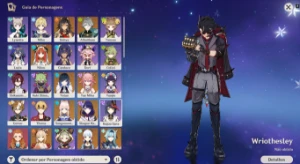Conta AR60 - 20 personagens 5★ 32 personagens 4★ 14 armas 5★ - Genshin Impact