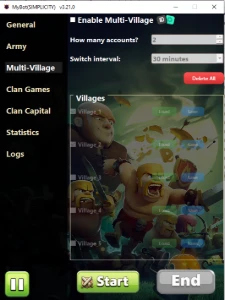 Bot Clash Of Clans - Auto-Farming, Multi-Village