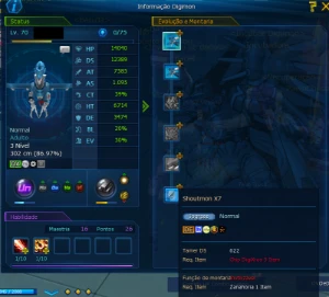 Conta LADMO Digimon Master Online !! Zeed / AoA / Bagra / X7 - Digimon Masters Online