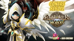 [Mais Vendido] Summoners War Contas Reroll-Nat Ld +500Gemas