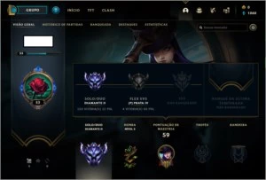 Conta LOL Diamante 4 - League of Legends