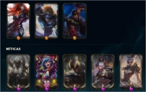 Conta de lol muito barata com 238 skin todos champs - League of Legends