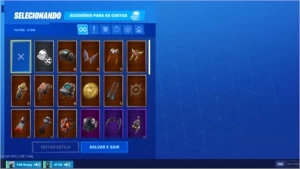 Conta Fortnite Season 6-10 Glow/Foice