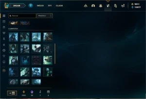 Conta Unranked com TODOS os champs e 226 Skins + 60 Cromas - League of Legends LOL